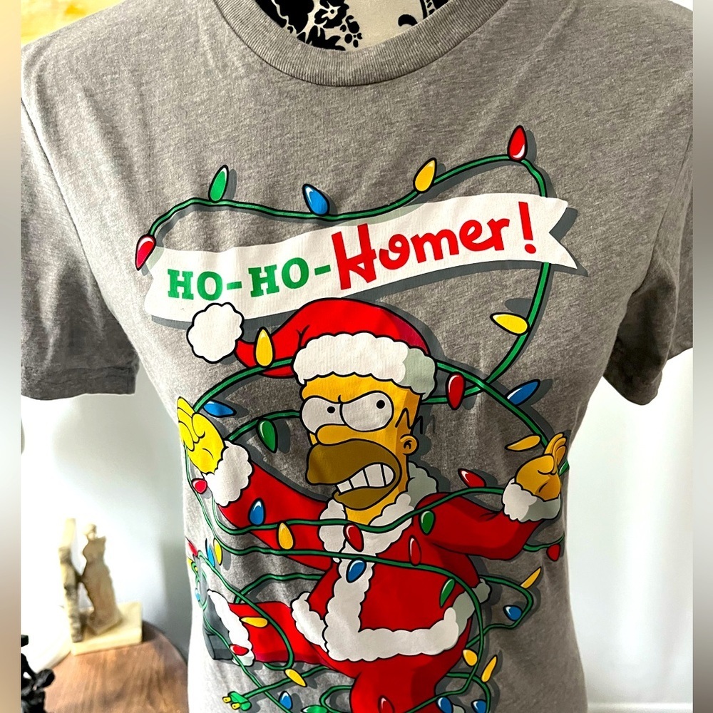 Homer Simpson Christmas T-shirt Size Small NEW  Ho-Ho-Homer